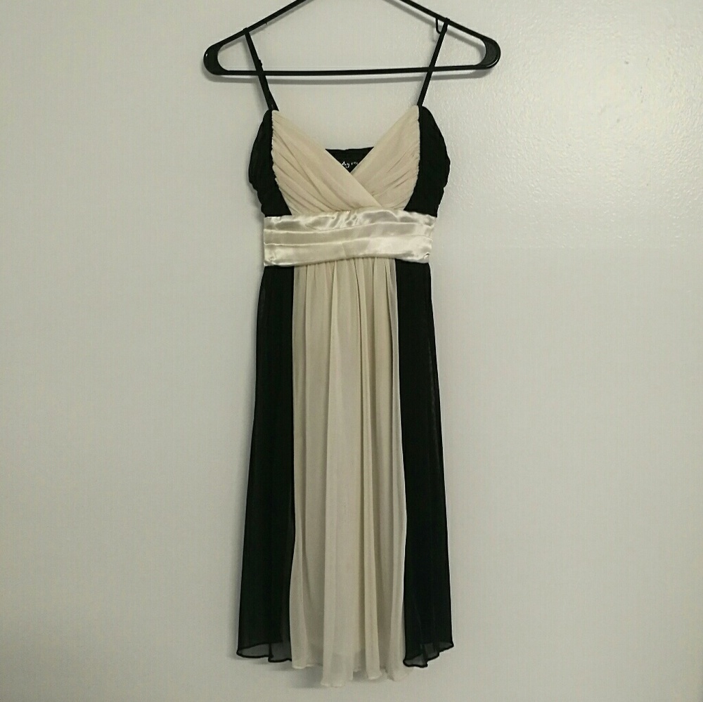 RubyRox Black and White Dress